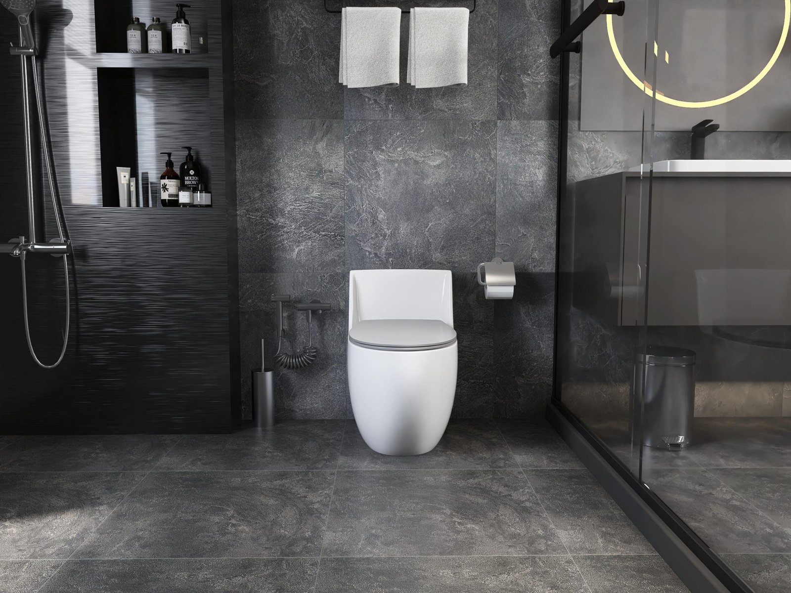 One Piece Commode