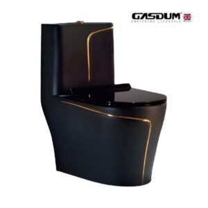 GD-285BKGL CERAMICS COMBISET HIGH COMMODE