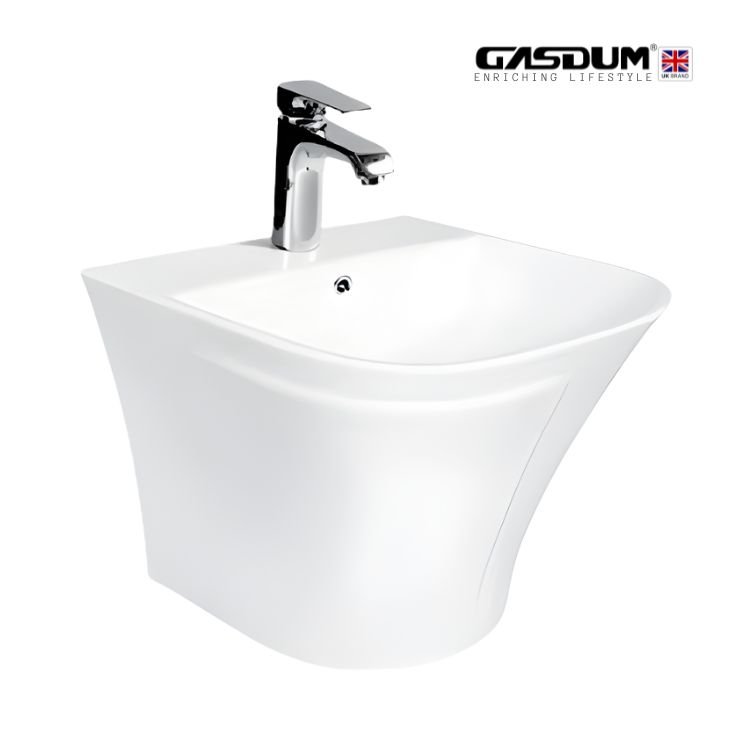 GD-P7058W NEW LUXURIOUS DESIGN WALL HUNG BASIN
