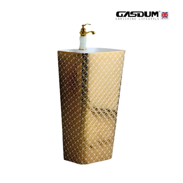 GD-WK9590G NEW COLORFUL DECORATIVE DRUM BASIN