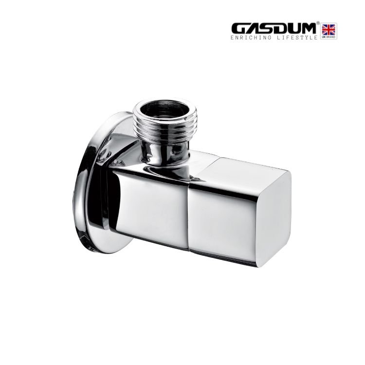 GD-DB-1524 PREMIUM TOILET ANGLE STOP COCK CHROME